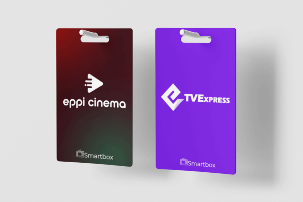 Gift card TV EXPRESS + EPPI CINEMA para recarga dos aplicativos TV EXPRESS e EPPI CINEMA oferecido pela Smartbox