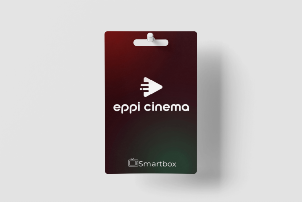 Gift card EPPI CINEMA antigo My Family Cinema para recarga do aplicativo EPPI CINEMA, oferecido pela Smartbox