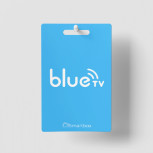 Gift card BLUE TV para recarga do aplicativo BLUE TV, oferecido pela Smartbox