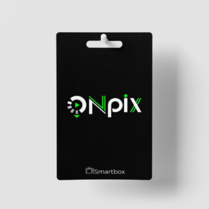 Gift card ONPIX para recarga do aplicativo ONPIX oferecido pela Smartbox