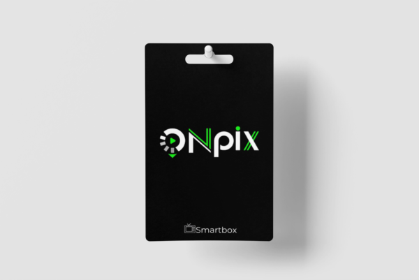 Gift card ONPIX para recarga do aplicativo ONPIX oferecido pela Smartbox