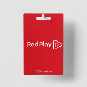 Gift card REDPLAY para recarga do aplicativo REDPLAY, oferecido pela Smartbox