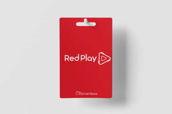 Gift card REDPLAY para recarga do aplicativo REDPLAY, oferecido pela Smartbox